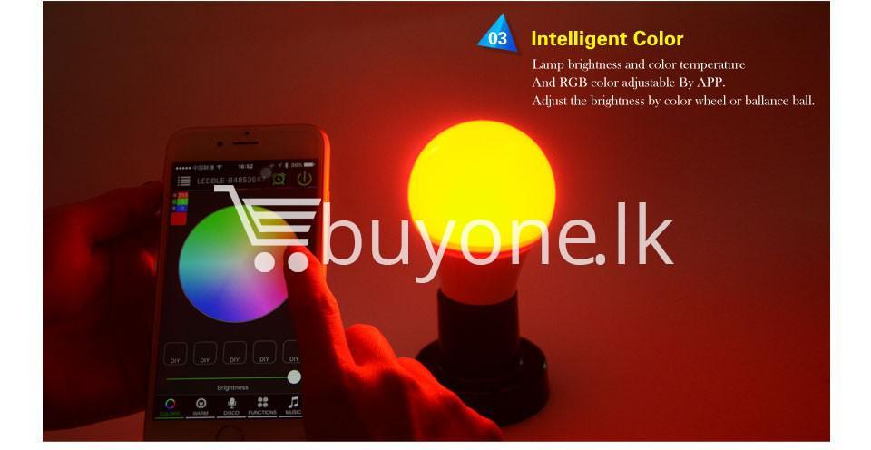 bluetooth smart led bulb for home hotel with warranty home and kitchen special best offer buy one lk sri lanka 73867 - Bluetooth Smart LED Bulb For Home Hotel with Warranty