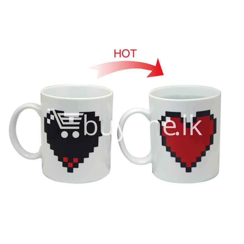 magic heart hot cold coffee mug for couples lovers home and kitchen special best offer buy one lk sri lanka 61983 1 - Magic Heart Hot Cold Coffee Mug For Couples & Lovers