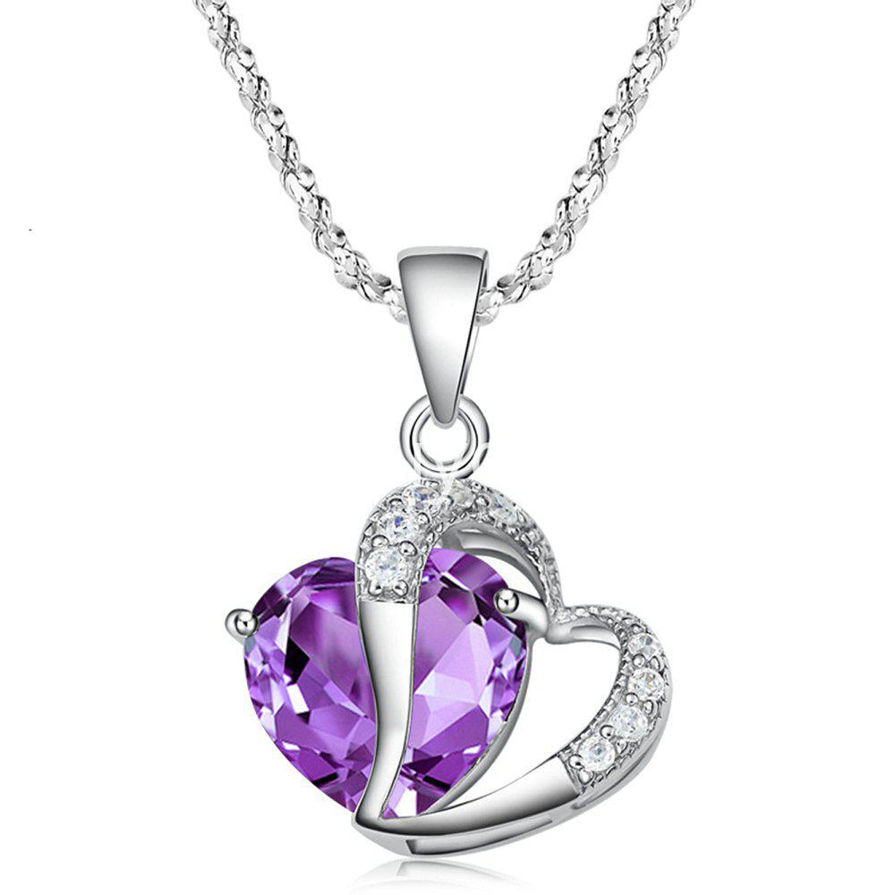 new crystal pendant necklaces heart chain valentine gifts jewelry store special best offer buy one lk sri lanka 11943 1 - New Crystal Pendant Necklaces Heart Chain Valentine Gifts
