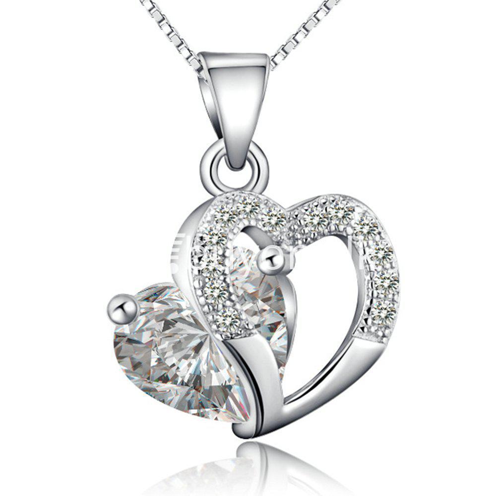 new crystal pendant necklaces heart chain valentine gifts jewelry store special best offer buy one lk sri lanka 11944 - New Crystal Pendant Necklaces Heart Chain Valentine Gifts