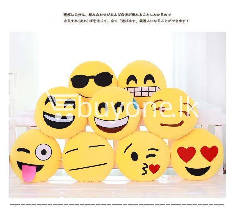 soft emotional smiley yellow round cushion pillow home and kitchen special best offer buy one lk sri lanka 10752 1 - Soft Emotional Smiley Yellow Round Cushion Pillow