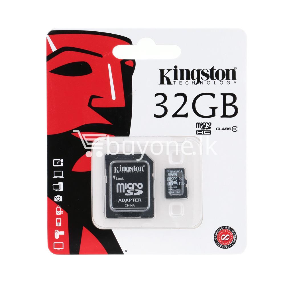 32gb kingston memory card micro sd class 10 sdhc with adapter mobile phone accessories special best offer buy one lk sri lanka 23391 - 32GB Kingston Memory Card Micro SD Class 10 SDHC with Adapter