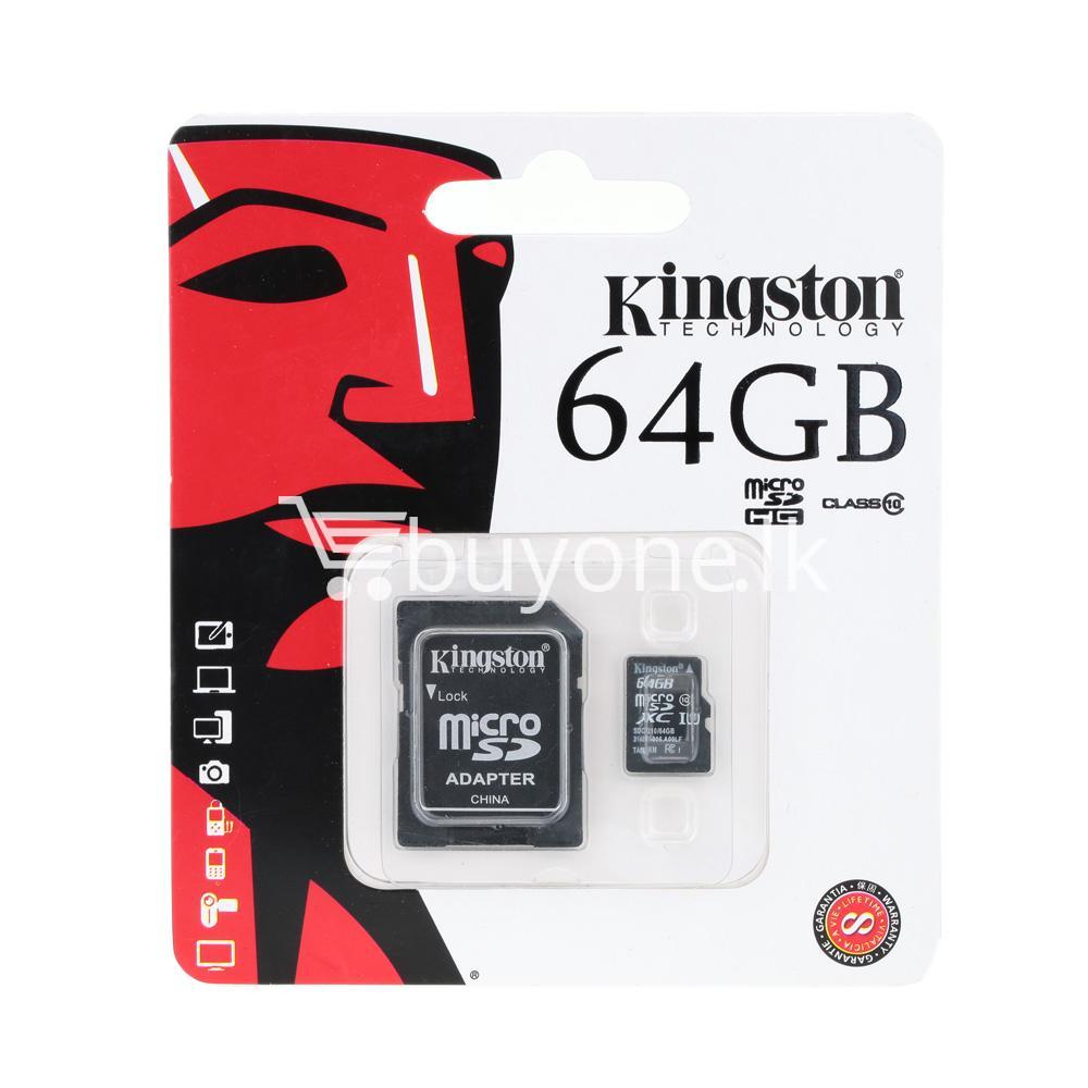 64gb kingston micro sd card tf class10 memory card with warranty mobile phone accessories special best offer buy one lk sri lanka 24046 - 64GB Kingston Micro SD Card TF Class10 Memory Card with Warranty