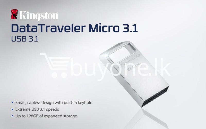 64gb kingston usb 3.0 data traveler micro 3.1 flash pen drive computer store special best offer buy one lk sri lanka 43541 - 64GB Kingston USB 3.0 Data Traveler Micro 3.1 Flash Pen drive