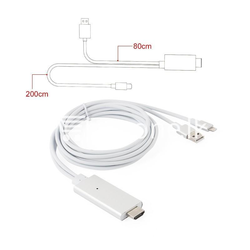 iphone hdmi 1080p hdtv cable for iphone 55s66plus6s6splusipad mobile phone accessories special best offer buy one lk sri lanka 25733 - iPhone HDMI 1080p HDTV Cable For iPhone 5/5S/6/6plus/6S/6SPlus/ipad