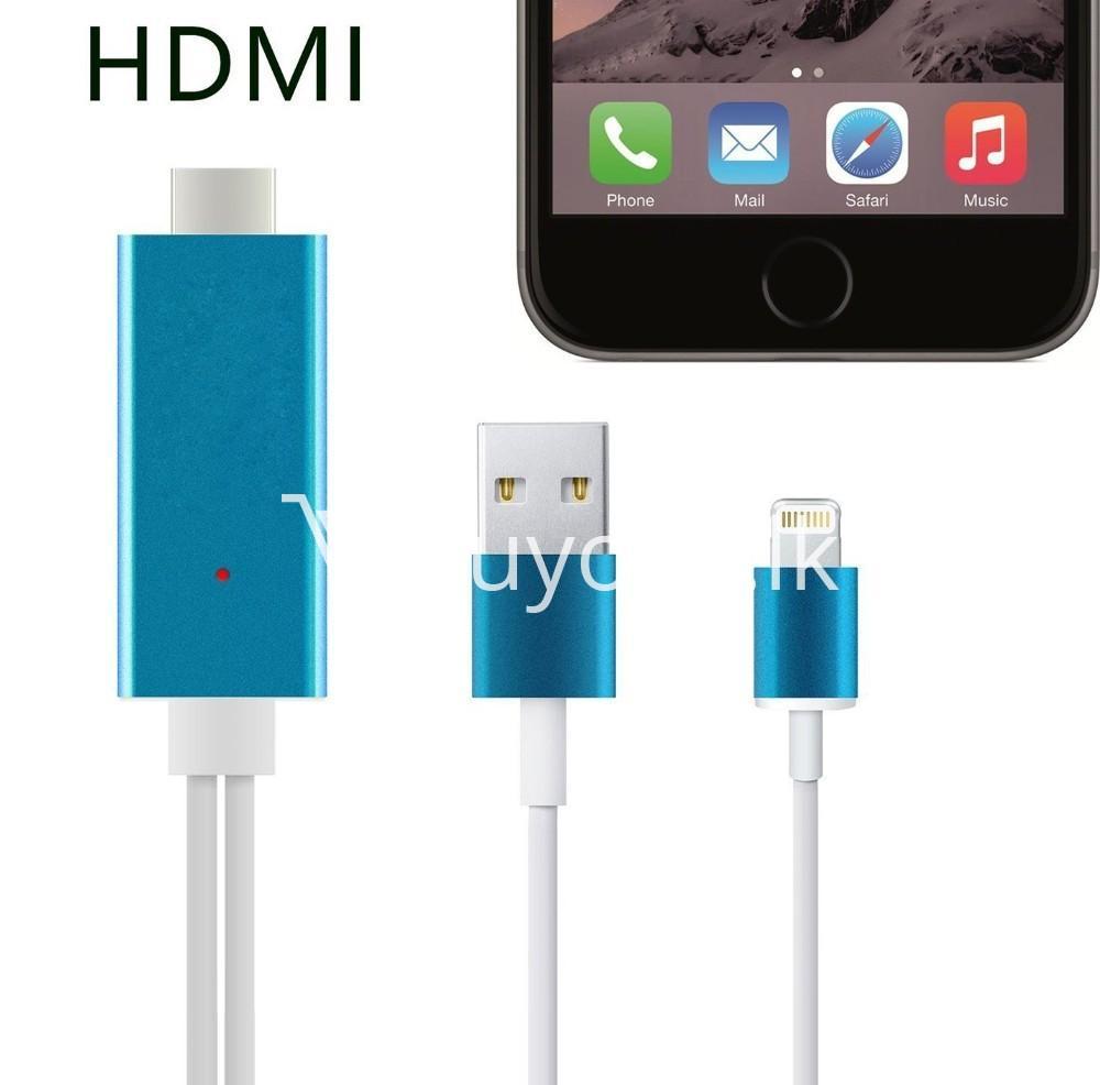 iphone hdmi 1080p hdtv cable for iphone 55s66plus6s6splusipad mobile phone accessories special best offer buy one lk sri lanka 25736 - iPhone HDMI 1080p HDTV Cable For iPhone 5/5S/6/6plus/6S/6SPlus/ipad