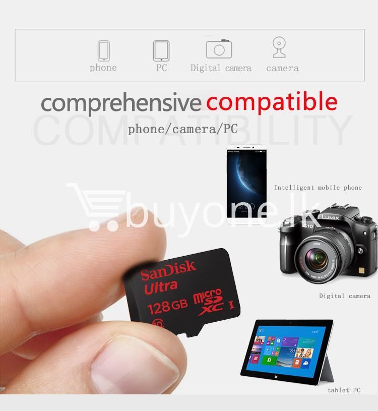 original sandisk 128gb ultra memory card micro sd card mobile store special best offer buy one lk sri lanka 79242 1 - Original SanDisk 128gb Ultra memory card micro SD Card with Adapter