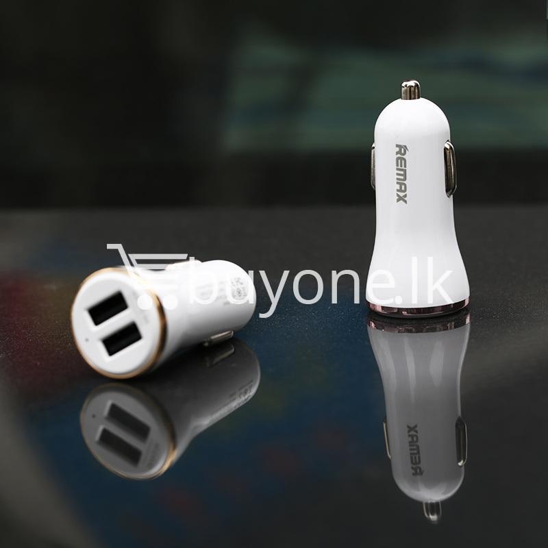 remax dolfin dual usb post 2.4a smart car charger for iphone ipad samsung htc mobile store special best offer buy one lk sri lanka 13097 - REMAX Dolfin Dual USB Port 2.4A Smart Car Charger for iPhone iPad Samsung HTC