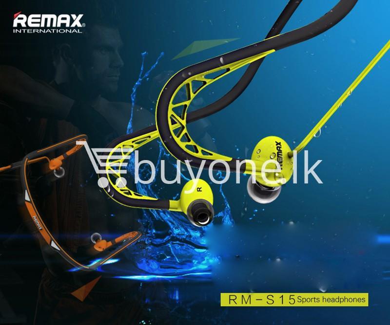 stylish remax in ear sports sweat proof neckband earphones mobile phone accessories special best offer buy one lk sri lanka 86295 - Stylish REMAX In-Ear Sports Sweat-proof Neckband Earphones