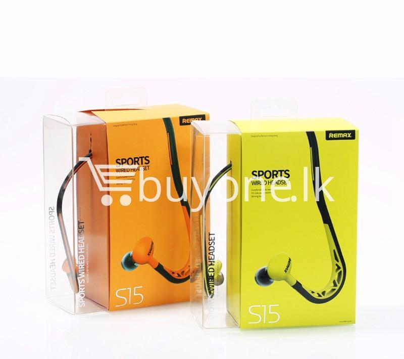 stylish remax in ear sports sweat proof neckband earphones mobile phone accessories special best offer buy one lk sri lanka 86312 - Stylish REMAX In-Ear Sports Sweat-proof Neckband Earphones