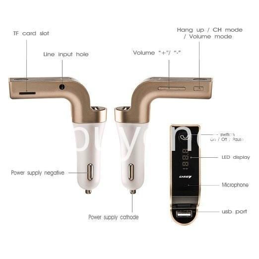 4 in 1 car g7 bluetooth fm transmitter with bluetooth car kit usb car charger automobile store special best offer buy one lk sri lanka 79920 - 4 in 1 CAR G7 Bluetooth FM Transmitter with Bluetooth Car kit USB Car Charger