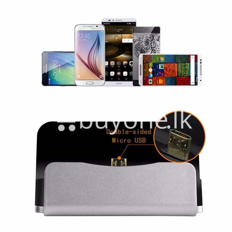 micro usb data sync desktop charging dock station for samsung htc galaxy oneplus nokia more mobile phone accessories special best offer buy one lk sri lanka 36667 - Micro USB Data Sync Desktop Charging Dock Station For Samsung HTC Galaxy OnePlus Nokia More
