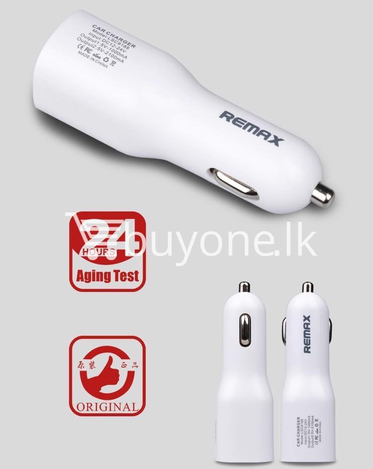 remax car charger dual usb port charger for iphone samsung htc smart phones automobile store special best offer buy one lk sri lanka 53720 - Remax Car Charger Dual USB Port Charger For iPhone Samsung HTC Smart Phones