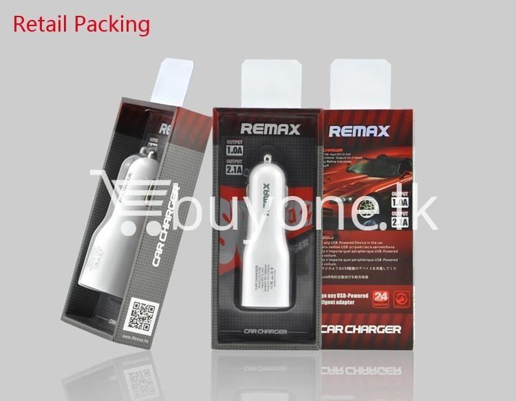 remax car charger dual usb port charger for iphone samsung htc smart phones automobile store special best offer buy one lk sri lanka 53721 - Remax Car Charger Dual USB Port Charger For iPhone Samsung HTC Smart Phones