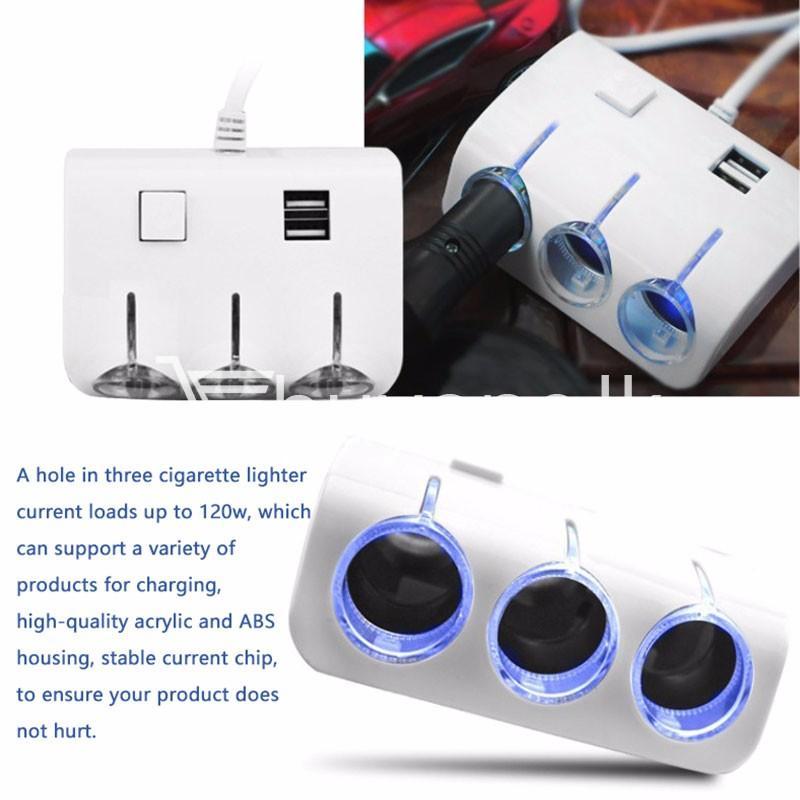universal car sockets 3 ways with dual usb charger for iphone samsung htc nokia automobile store special best offer buy one lk sri lanka 19852 - Universal Car Sockets 3 Ways with Dual USB Charger For iPhone Samsung HTC Nokia