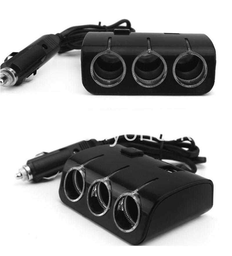 universal car sockets 3 ways with dual usb charger for iphone samsung htc nokia automobile store special best offer buy one lk sri lanka 19862 - Universal Car Sockets 3 Ways with Dual USB Charger For iPhone Samsung HTC Nokia