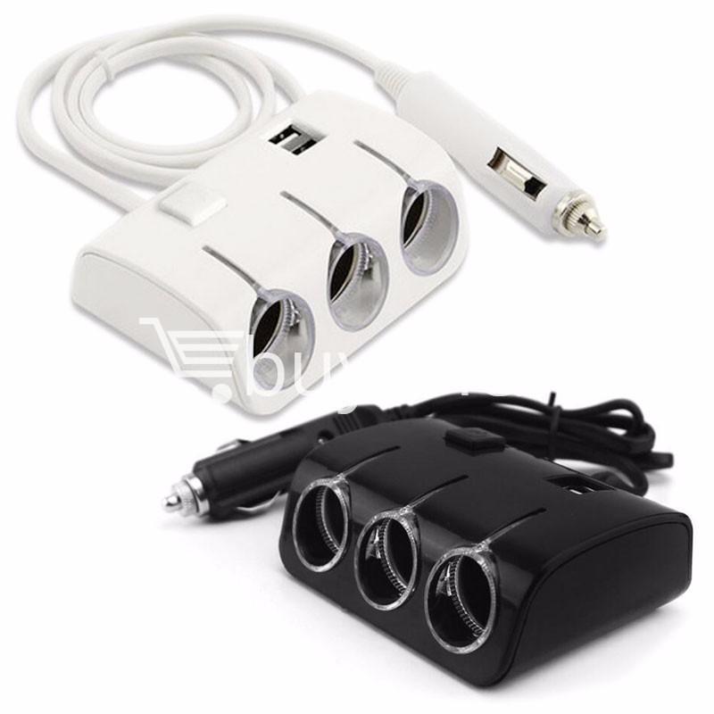 universal car sockets 3 ways with dual usb charger for iphone samsung htc nokia automobile store special best offer buy one lk sri lanka 19865 - Universal Car Sockets 3 Ways with Dual USB Charger For iPhone Samsung HTC Nokia