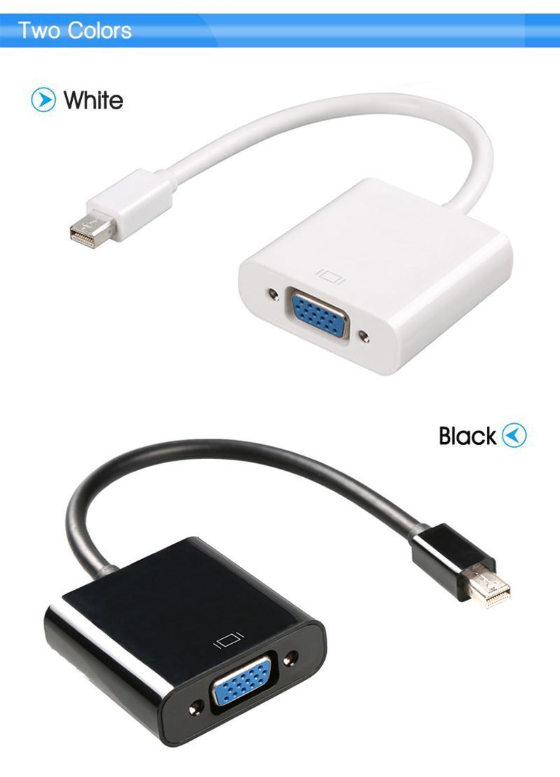 mini displayport thunderbolt to vga converter 1080p cables for macbook imac more computer accessories special best offer buy one lk sri lanka 43924 - Mini Displayport Thunderbolt To VGA Converter 1080P Cables For Macbook, iMac, More