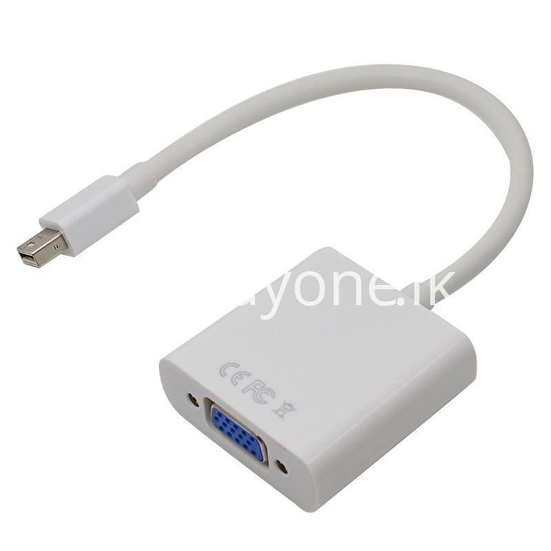 mini displayport thunderbolt to vga converter 1080p cables for macbook imac more computer accessories special best offer buy one lk sri lanka 43927 - Mini Displayport Thunderbolt To VGA Converter 1080P Cables For Macbook, iMac, More