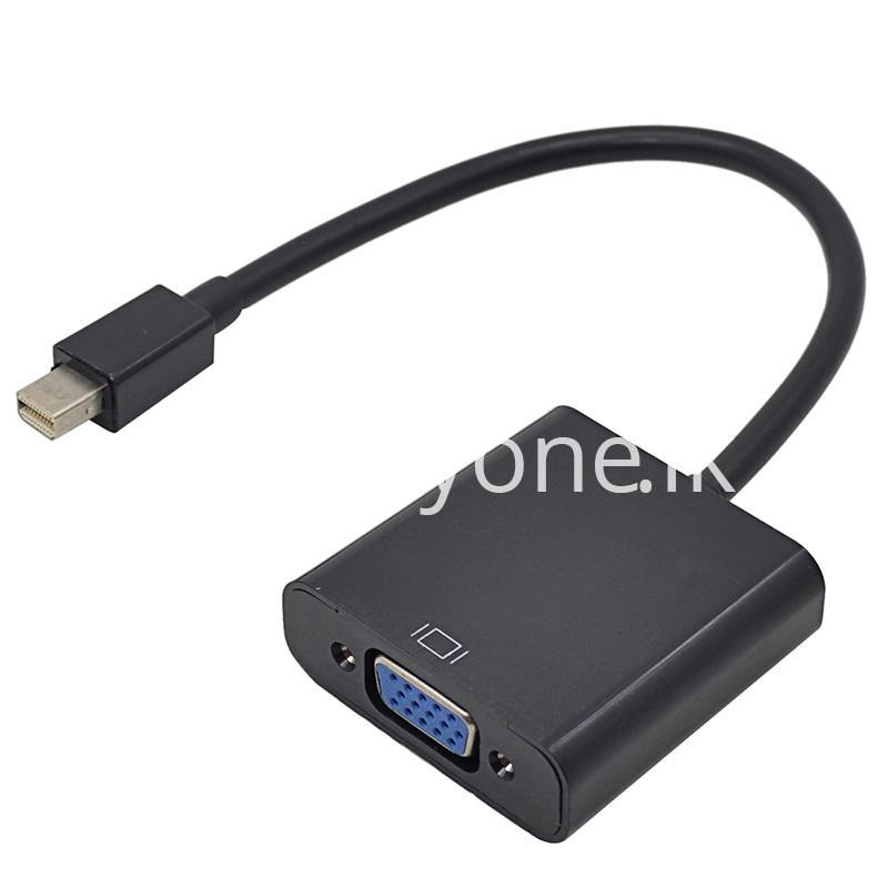mini displayport thunderbolt to vga converter 1080p cables for macbook imac more computer accessories special best offer buy one lk sri lanka 43930 - Mini Displayport Thunderbolt To VGA Converter 1080P Cables For Macbook, iMac, More