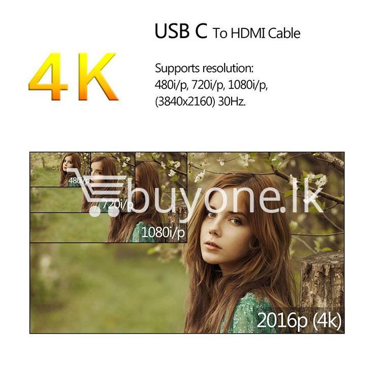 usb type c to hdmi 4k hdtv cable limited edition connect any usb type c to your tvprojector mobile phone accessories special best offer buy one lk sri lanka 44721 - USB Type C to HDMI 4k HDTV Cable Limited Edition Connect any USB Type C to your TV/Projector
