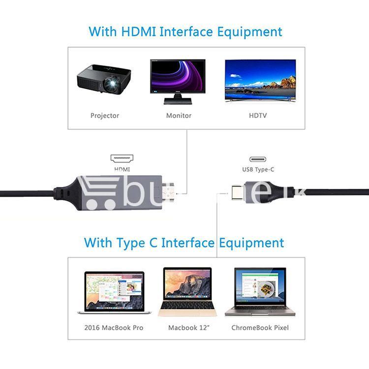 usb type c to hdmi 4k hdtv cable limited edition connect any usb type c to your tvprojector mobile phone accessories special best offer buy one lk sri lanka 44722 - USB Type C to HDMI 4k HDTV Cable Limited Edition Connect any USB Type C to your TV/Projector