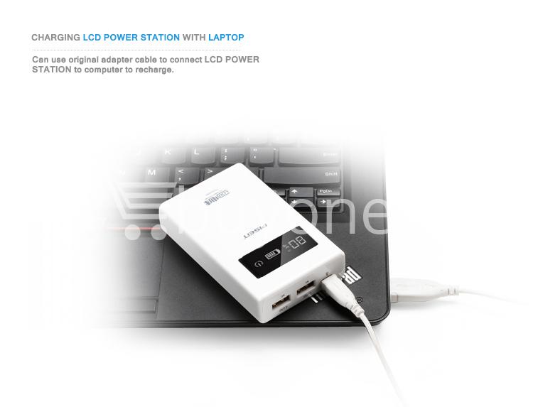 2013032014253016 - Original Pisen 7500mAh Digital LCD Mobile Power Bank