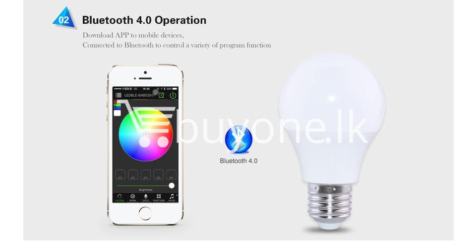 bluetooth smart led bulb for home hotel with warranty home and kitchen special best offer buy one lk sri lanka 73866 1 - Bluetooth Smart LED Bulb For Home Hotel with Warranty