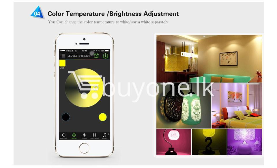 bluetooth smart led bulb for home hotel with warranty home and kitchen special best offer buy one lk sri lanka 73867 1 - Bluetooth Smart LED Bulb For Home Hotel with Warranty