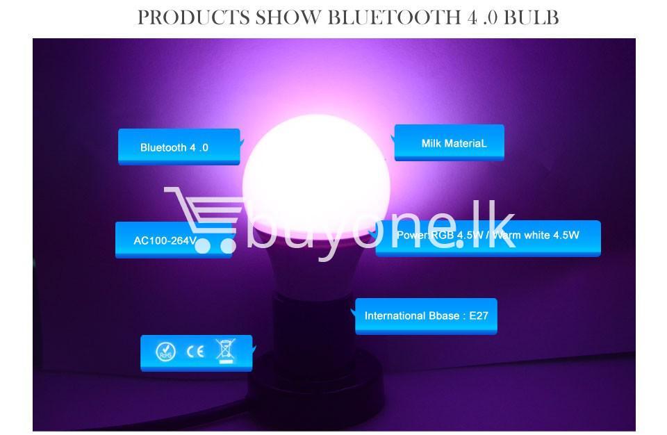 bluetooth smart led bulb for home hotel with warranty home and kitchen special best offer buy one lk sri lanka 73871 - Bluetooth Smart LED Bulb For Home Hotel with Warranty