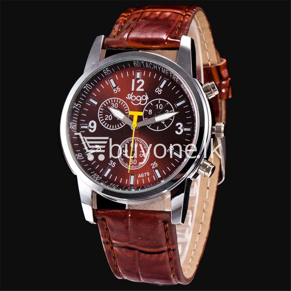 luxury crocodile faux leather mens analog watch men watches special best offer buy one lk sri lanka 10534 - Luxury Crocodile Faux Leather Mens Analog Watch