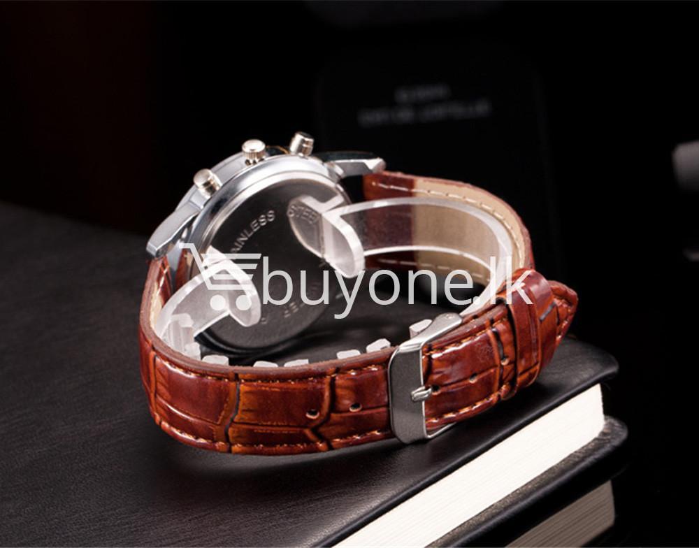 luxury crocodile faux leather mens analog watch men watches special best offer buy one lk sri lanka 10536 2 - Luxury Crocodile Faux Leather Mens Analog Watch