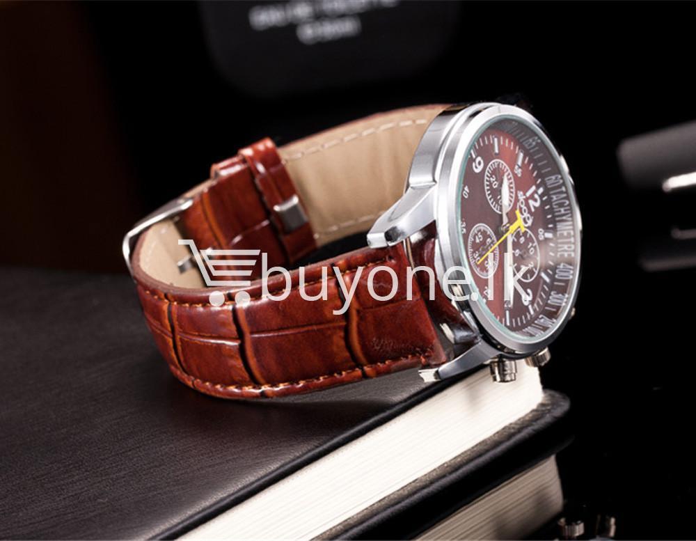 luxury crocodile faux leather mens analog watch men watches special best offer buy one lk sri lanka 10536 - Luxury Crocodile Faux Leather Mens Analog Watch