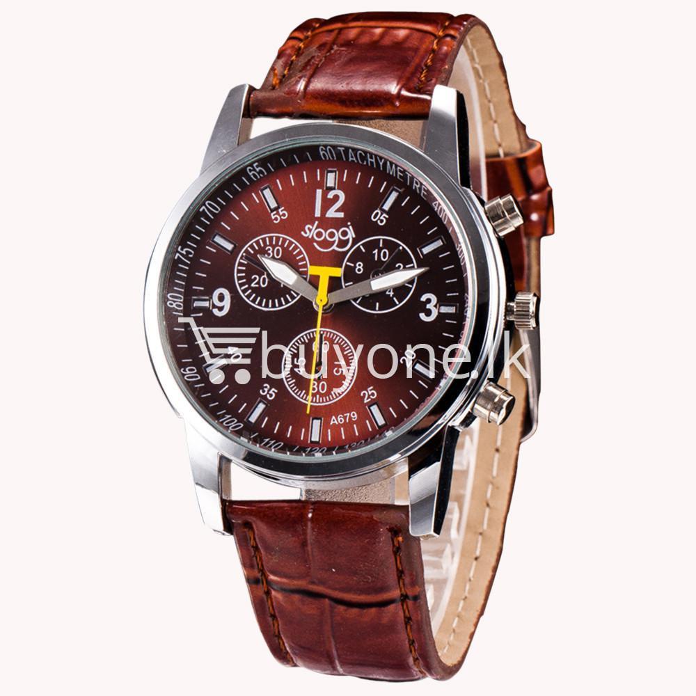 luxury crocodile faux leather mens analog watch men watches special best offer buy one lk sri lanka 10538 - Luxury Crocodile Faux Leather Mens Analog Watch