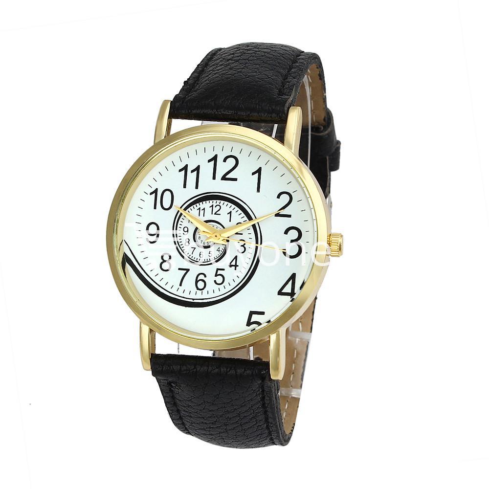 spiral design pattern quartz wrist watch watch store special best offer buy one lk sri lanka 09056 - Spiral Design Pattern Quartz Wrist Watch