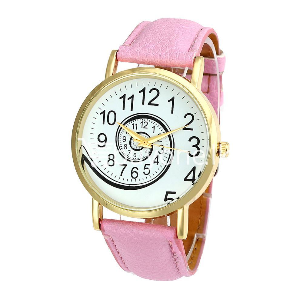spiral design pattern quartz wrist watch watch store special best offer buy one lk sri lanka 09057 - Spiral Design Pattern Quartz Wrist Watch