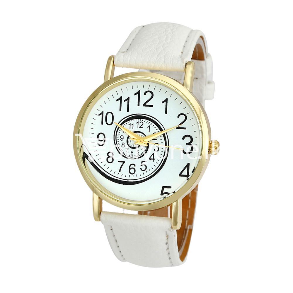 spiral design pattern quartz wrist watch watch store special best offer buy one lk sri lanka 09058 - Spiral Design Pattern Quartz Wrist Watch