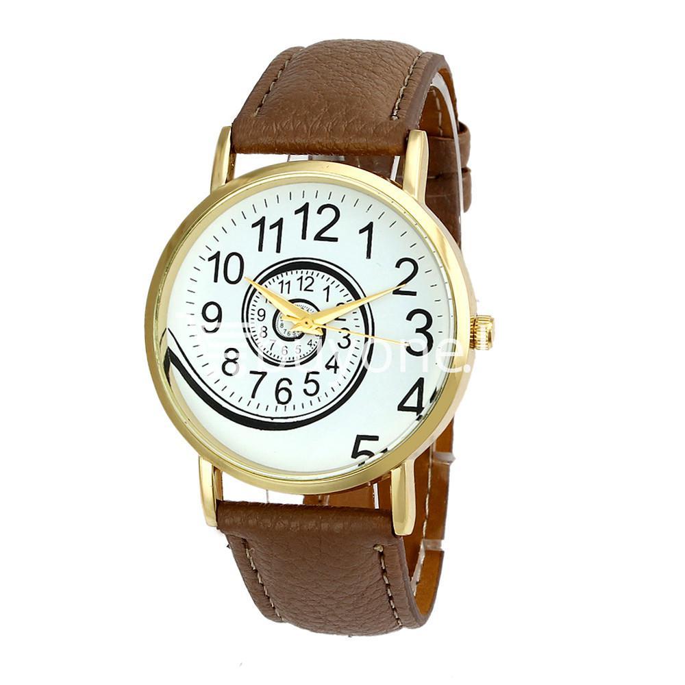 spiral design pattern quartz wrist watch watch store special best offer buy one lk sri lanka 09059 1 - Spiral Design Pattern Quartz Wrist Watch