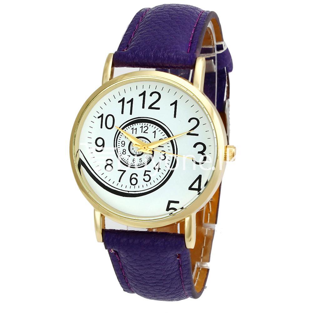 spiral design pattern quartz wrist watch watch store special best offer buy one lk sri lanka 09061 - Spiral Design Pattern Quartz Wrist Watch