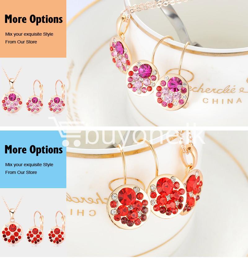2016 new 18k rose gold plated pendantearrings jewelry set jewelry sets special best offer buy one lk sri lanka 63913 1 - 2016 New 18K Rose Gold Plated Pendant/Earrings Jewelry Set