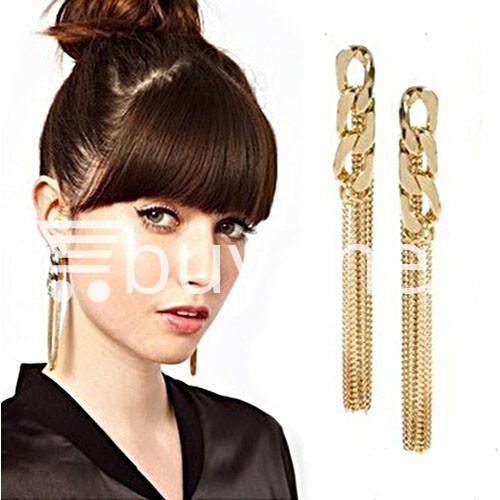 new fashion women gold plated drop earrings earrings special best offer buy one lk sri lanka 62173 - New Fashion Women Gold Plated Drop Earrings