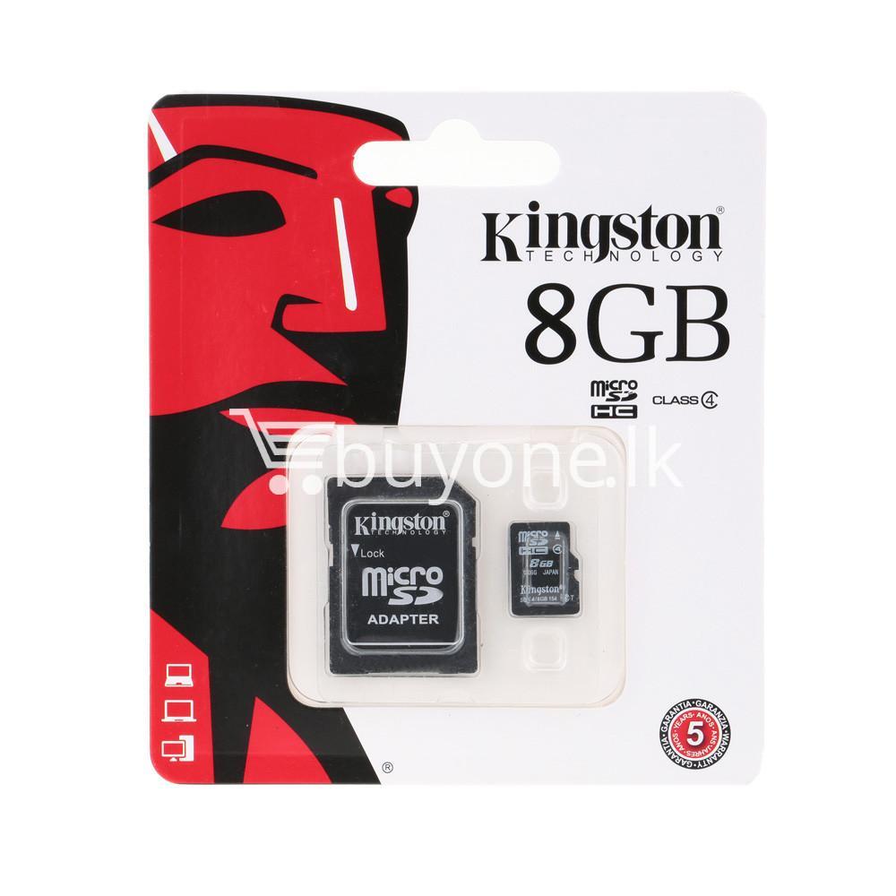 8gb kingston micro sd card memory card with adapter mobile phone accessories special best offer buy one lk sri lanka 24554 - 8GB Kingston Micro SD Card Memory Card with Adapter