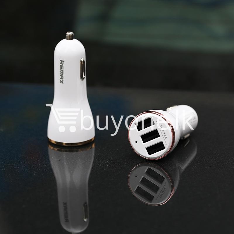original remax dolfin triple ports usb car charger for iphone ipad samsung htc mobile phone accessories special best offer buy one lk sri lanka 26484 - Original Remax Dolfin Triple Ports USB Car Charger For iPhone iPad Samsung HTC