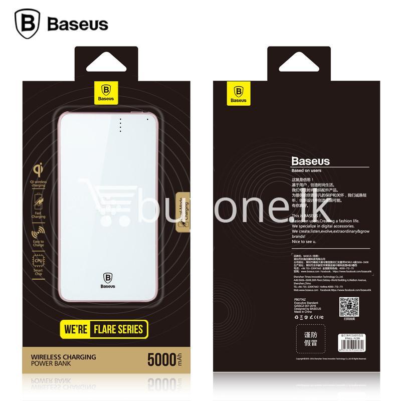 baseus wireless charging base with fast charger power bank 5000mah for iphone samsung htc mi mobile phones mobile phone accessories special best offer buy one lk sri lanka 74407 - BASEUS Wireless Charging Base with Fast Charger Power Bank 5000mAh For iPhone Samsung HTC MI Mobile Phones