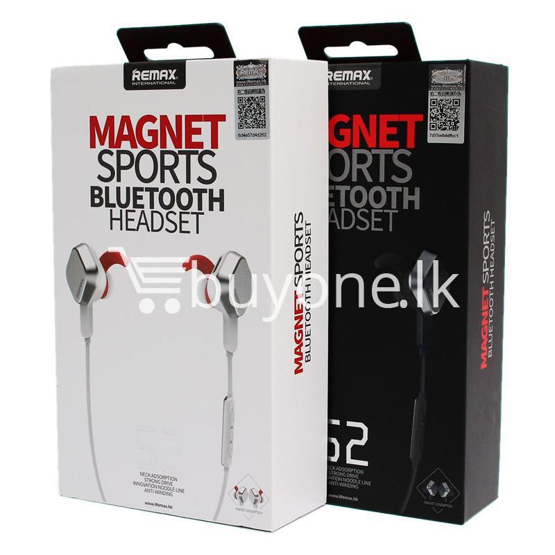 remax rm s2 new mini sports magnet wireless bluetooth headset stereo mobile phone accessories special best offer buy one lk sri lanka 48872 - REMAX RM-S2 New Mini Sports Magnet Wireless Bluetooth Headset Stereo