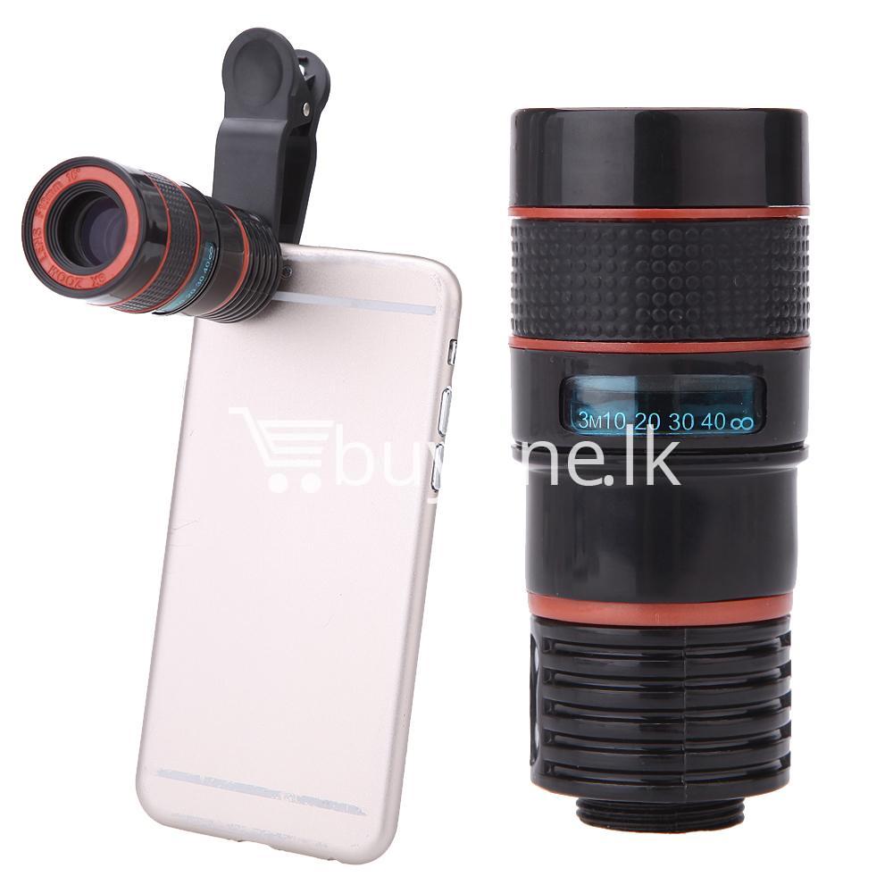 universal special design 8x zoom phone lens telephoto camera lens for iphone samsung htc xiaomi mobile phone accessories special best offer buy one lk sri lanka 22878 - Universal Special Design 8X Zoom Phone Lens Telephoto Camera Lens For iPhone Samsung HTC Xiaomi