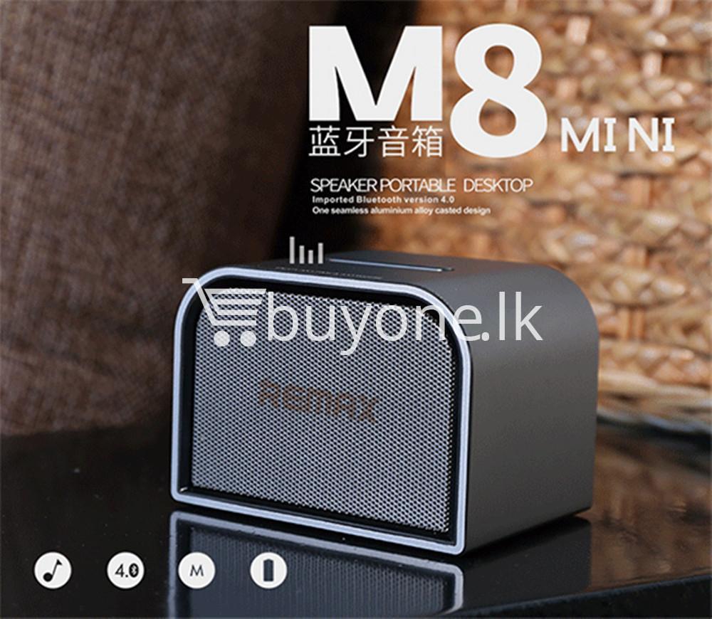 remax m8 mini desktop bluetooth 4.0 speaker deep bass aluminum mobile phone accessories special best offer buy one lk sri lanka 60114 - Remax M8 Mini Desktop Bluetooth 4.0 Speaker Deep Bass Aluminum