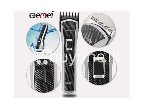 gemei gm656 washable rechargeable hair trimmer home appliances brand new buy one lk vesak sale offer sri lanka 510x383 - Gemei GM656 Washable + Rechargeable Hair Trimmer