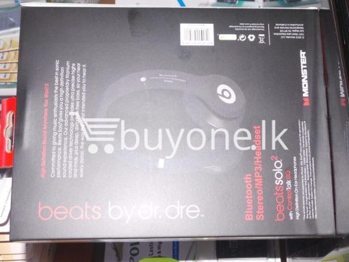 beats solo wireless bluetooth headphone hd mobile phone accessories brand new sale gift offer sri lanka buyone lk 7 510x383 - Beats Solo 2 Wireless Bluetooth Headphone HD