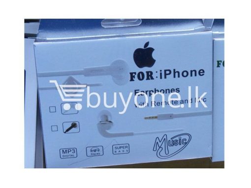 headphone for iphone with mic remote mobile phone accessories brand new sale gift offer sri lanka buyone lk 510x383 - Headphone for iPhone with Mic & Remote